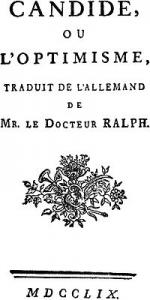 фото Вольтер. Кандид, или оптимизм